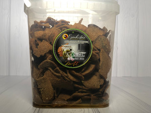 Сурские гренки со вкусом Сыра (100 гр): Ведро Ржаные гренки с малосольным огурчиком