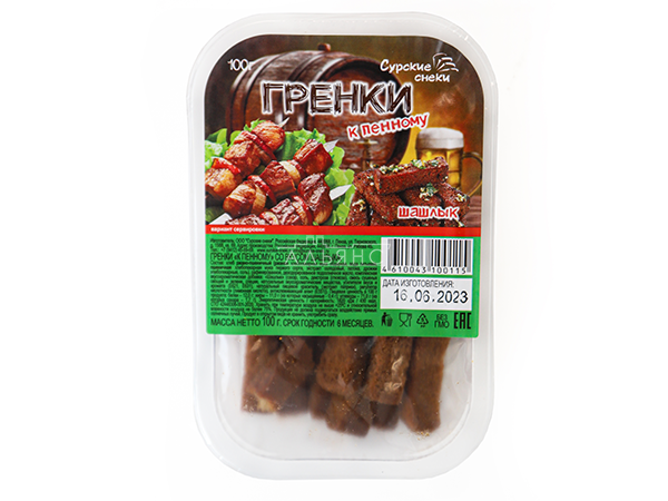 Сурские гренки Шашлык (100 гр) в Новошахтинске