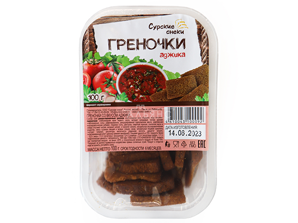 Сурские гренки с Аджикой (100 гр) в Новошахтинске