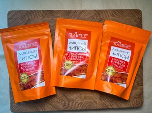 Мясо (АЛЬЯНС) вяленое индейка 500 гр. 