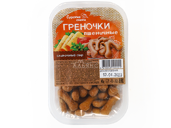Сурские (ПШЕНИЧНЫЕ) Сливочный сыр (100 гр) в Новошахтинске