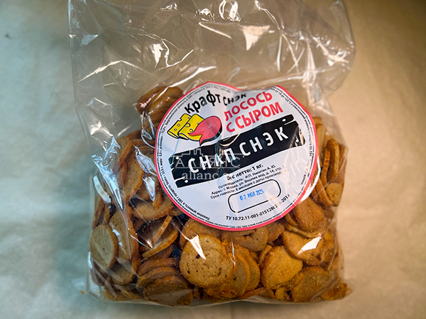 Снапсы ПШЕНИЧНЫЕ "Лосось с сыром" в Новошахтинске