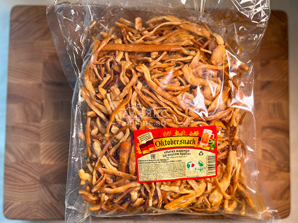 Нитка ЖАРЕНАЯ "Краб" Oktobtersnak 1 кг (сырный продукт) в Новошахтинске