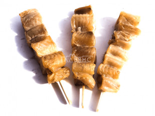 Треска соломка: Шашлычок из сома холодного копчения